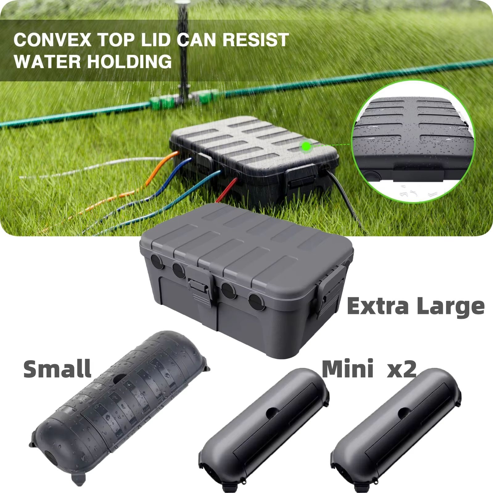 Outdoor Power Strip Weatherproof - Cubiertas Grandes para Cables Eléctricos de