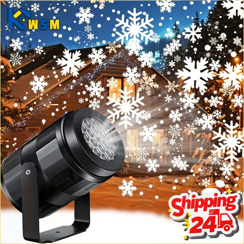 Ac Outdoor Power - Luz de proyección de copo de