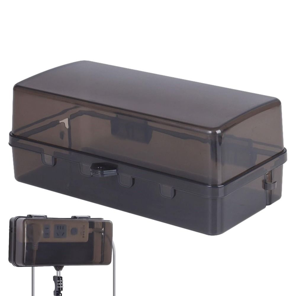 Outdoor Power Strip Weatherproof - Caja de enchufe de plástico duradera,