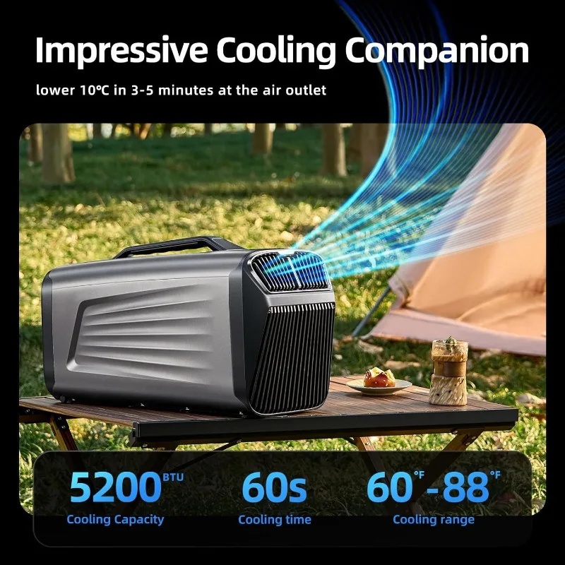 Aire Acondicionado Portátil de - Ac Outdoor Power reseña y precio