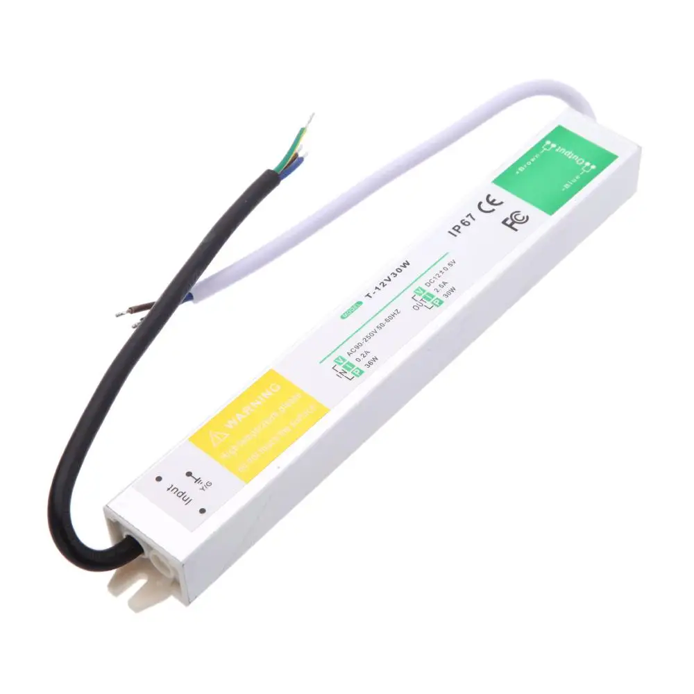 30W AC110 230V a DC 12V 24v fu - Outdoor Use Power Strip reseña y precio