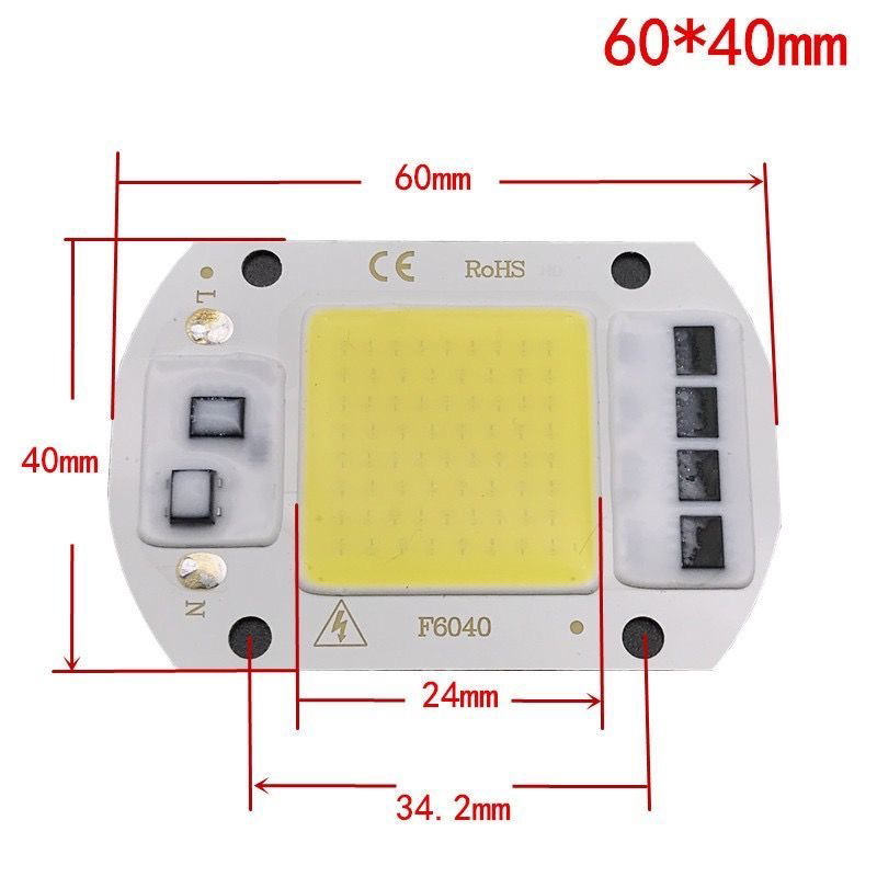 Chip de lámpara LED COB AC 220 - Ac Outdoor Power reseña y precio