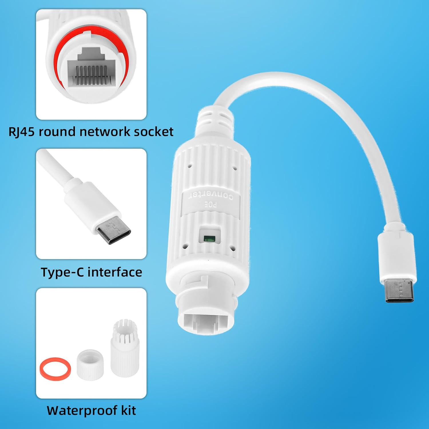 Convertidor de Energía POE a U - Outdoor Power Adapter Usb C reseña y precio